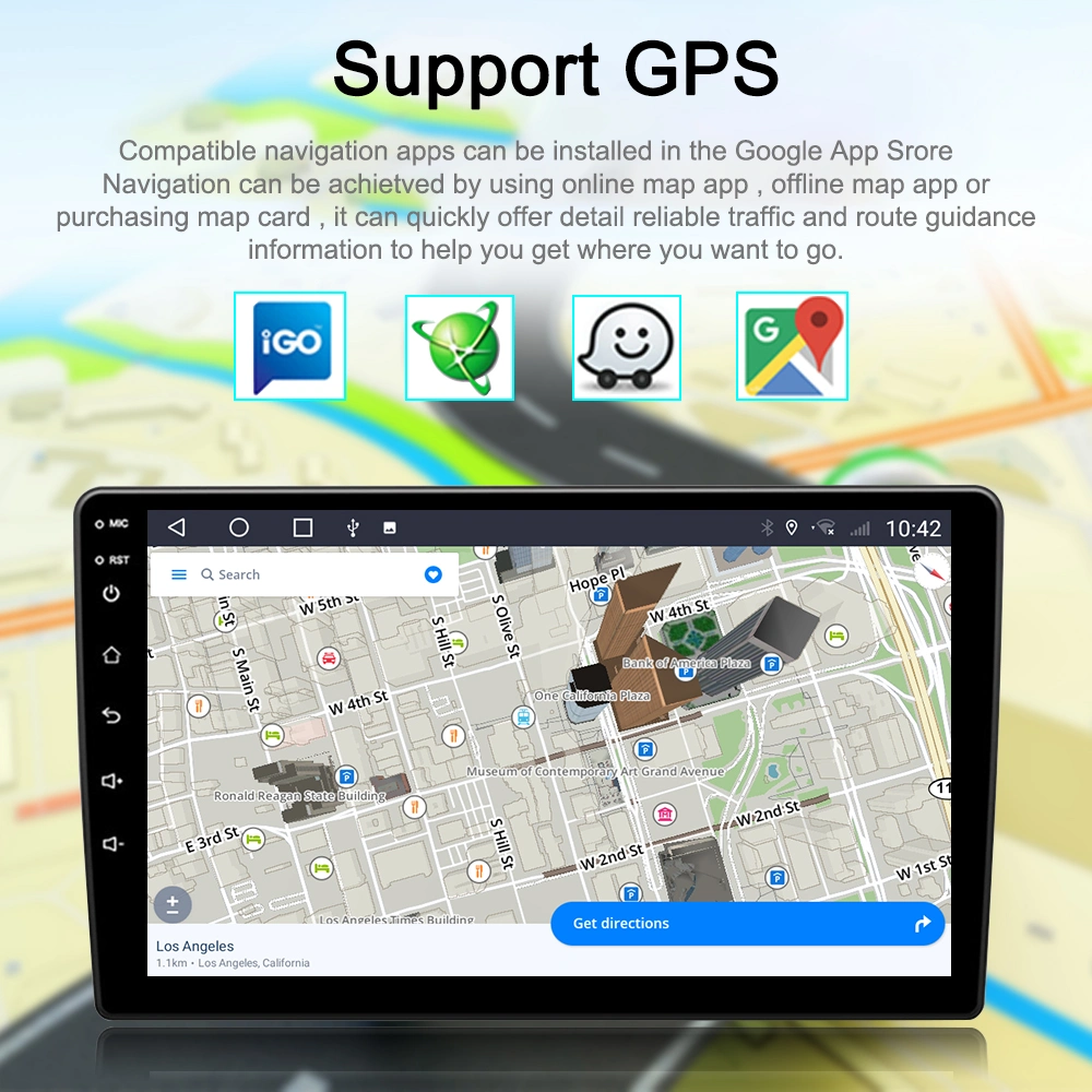 9 Inch Universal Android Car Audio Radio GPS Navigation for Hyundai KIA Jeep Mitsubishi Toyota Car Video