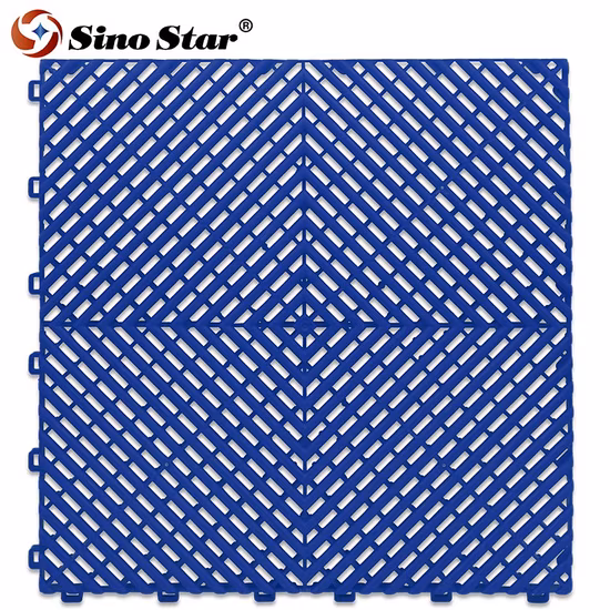 Thickened Car Plastic Splicing Grille Mat Car Wash Room 4s Beauty Shop Home Garage Floor Grid Drain Mat Car Wash Mat