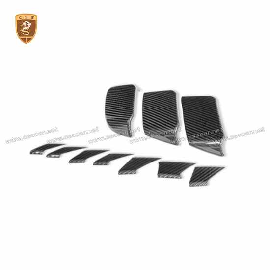 Carbon Fiber Gt3 RS Style Car Side Fender Cover Side Vent for Pors Che 991.2